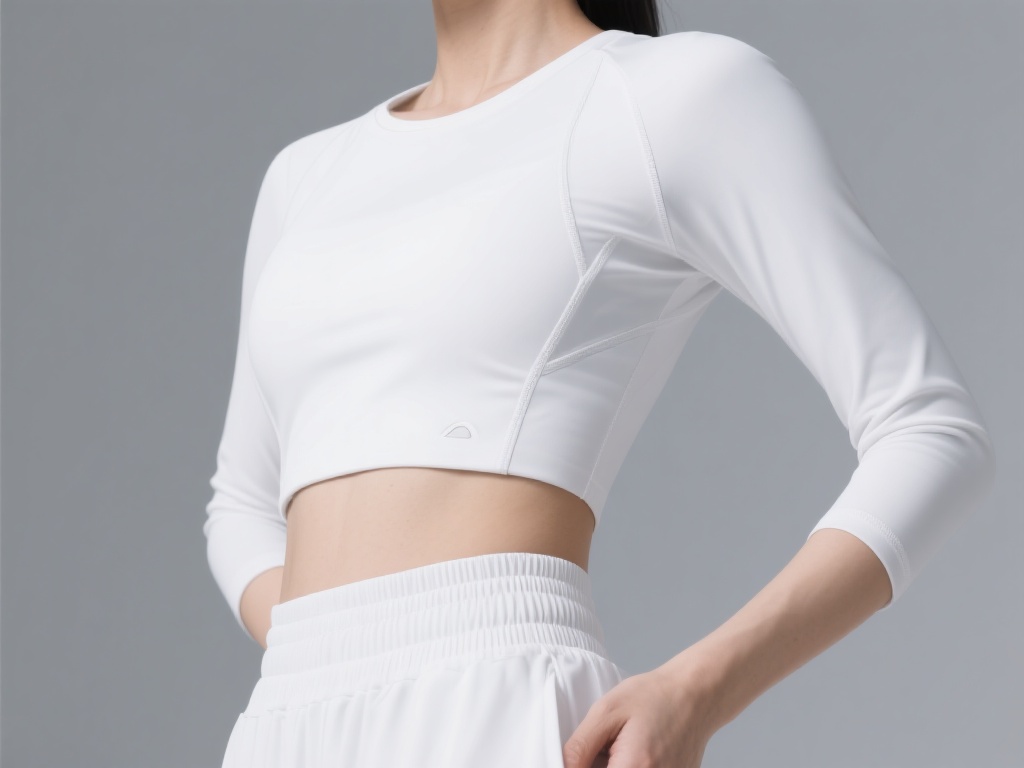 设计与细节
简约不简单的设计理念在这款纯白体育服