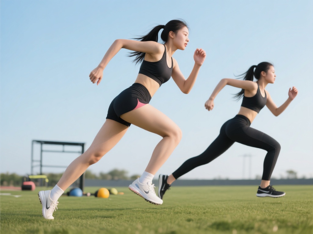 合理选择运动方式
体育女生普遍喜欢有强度的运动，