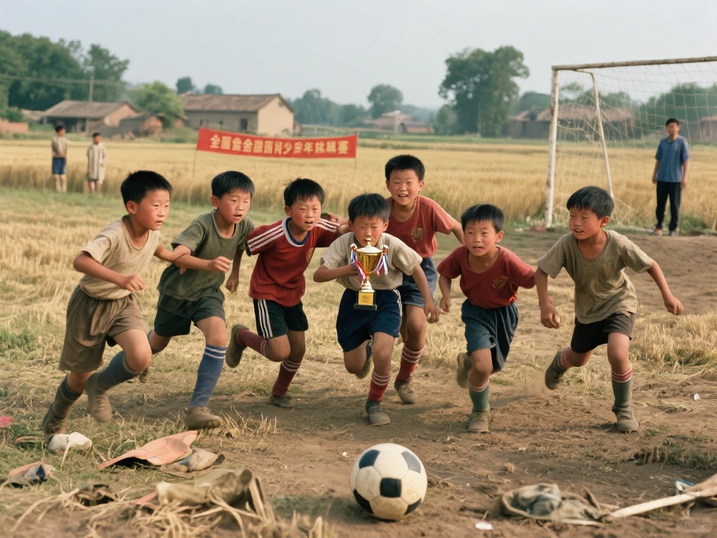 曾有一个广为流传的例子，一群农村少年组建了自己的足